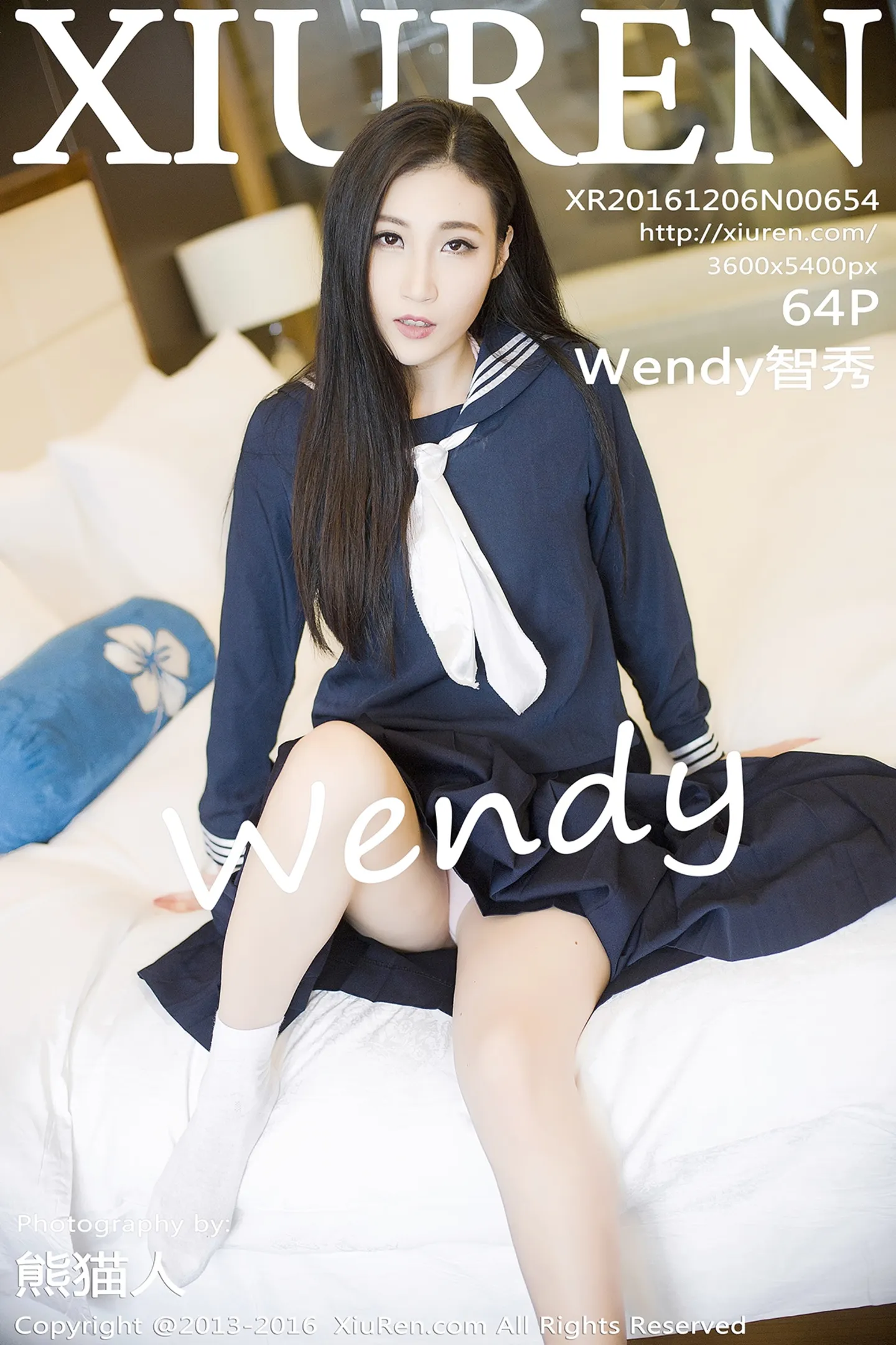 [XiuRen秀人网]No.654_嫩模Wendy智秀私房吊带睡裙白嫩肌肤秀丰乳肥臀极致诱惑写真64P-秀人网 - XiuRen.Space